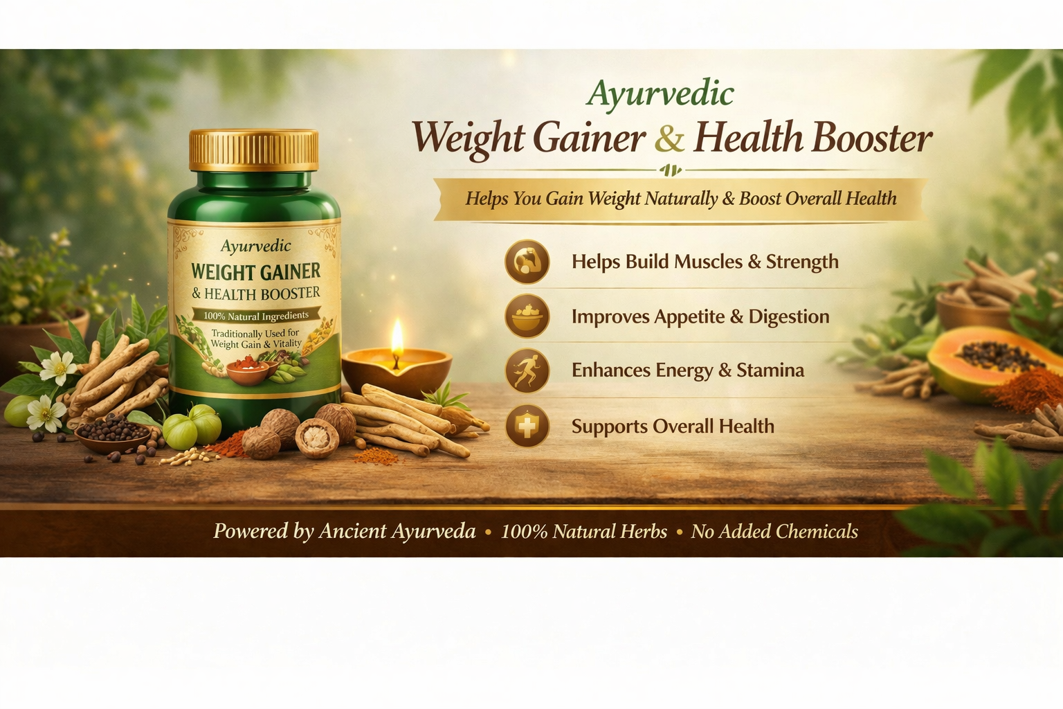 Ayurvedic Weight Gainer and Health Booster