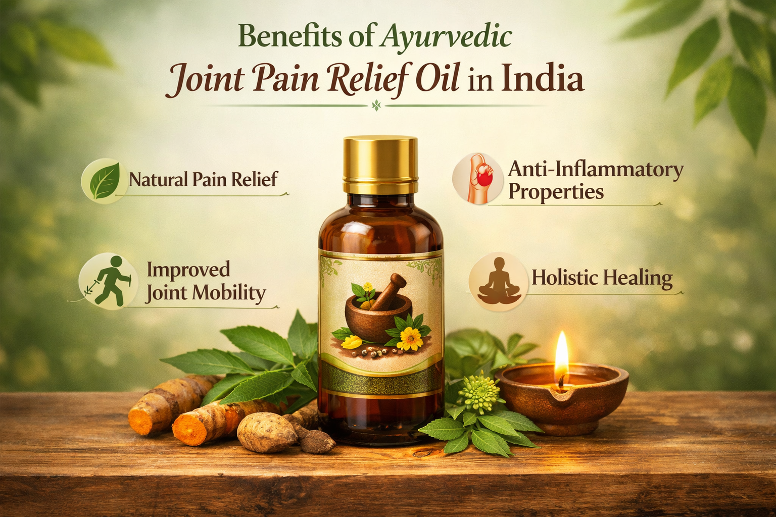 Benefits of Ayurvedic Joint Pain Relief Oil in India