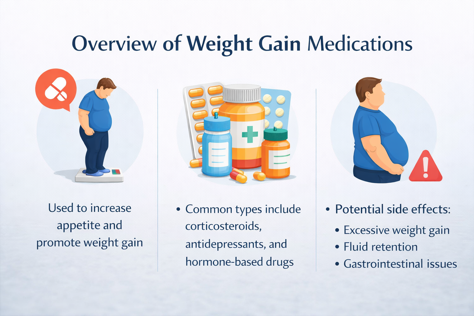 Overview of Weight Gain Medications