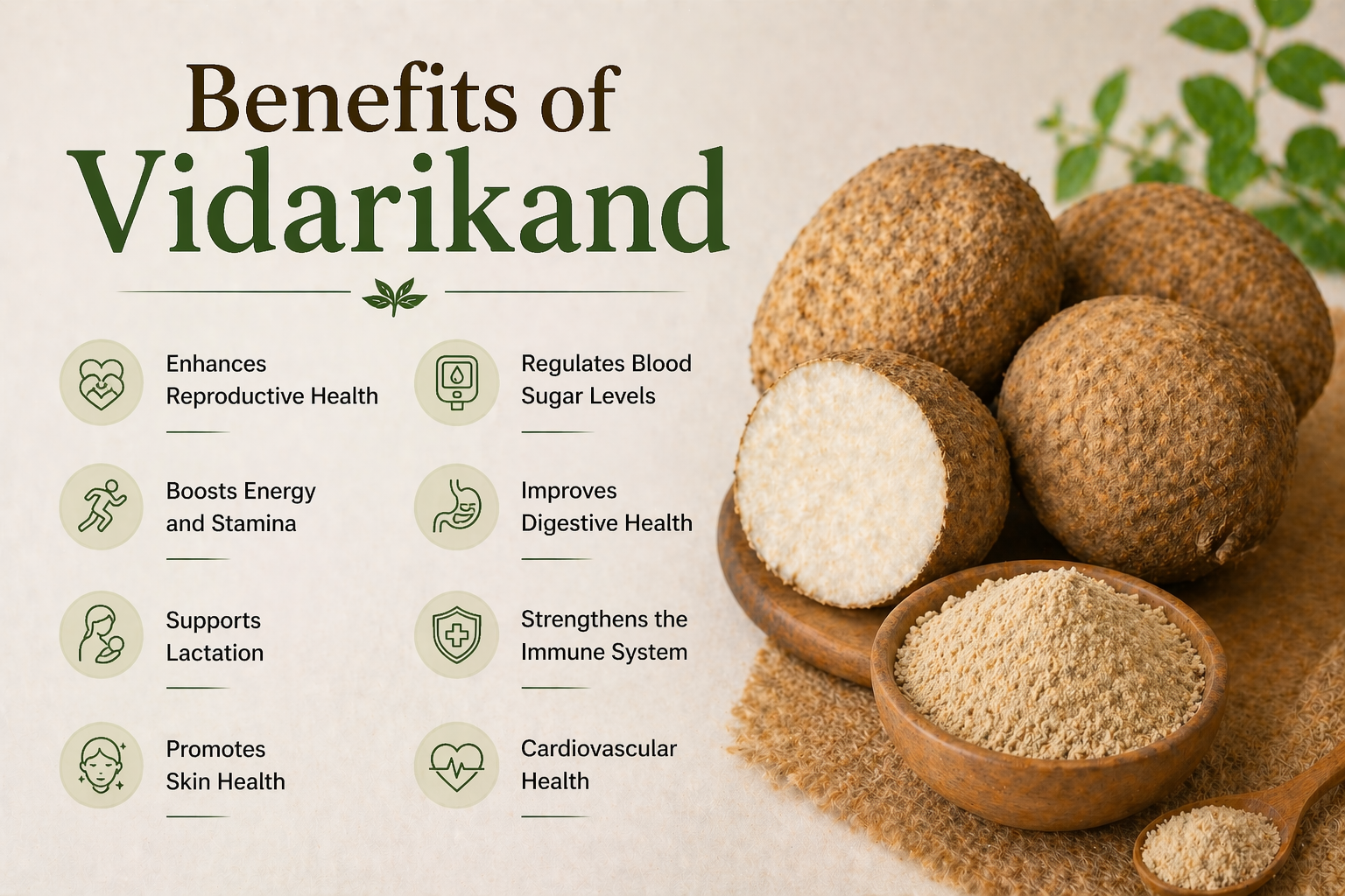 Benefits of Vidarikand