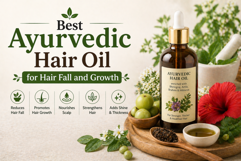 Best Ayurvedic Hair Oil for Hair Fall and Growth