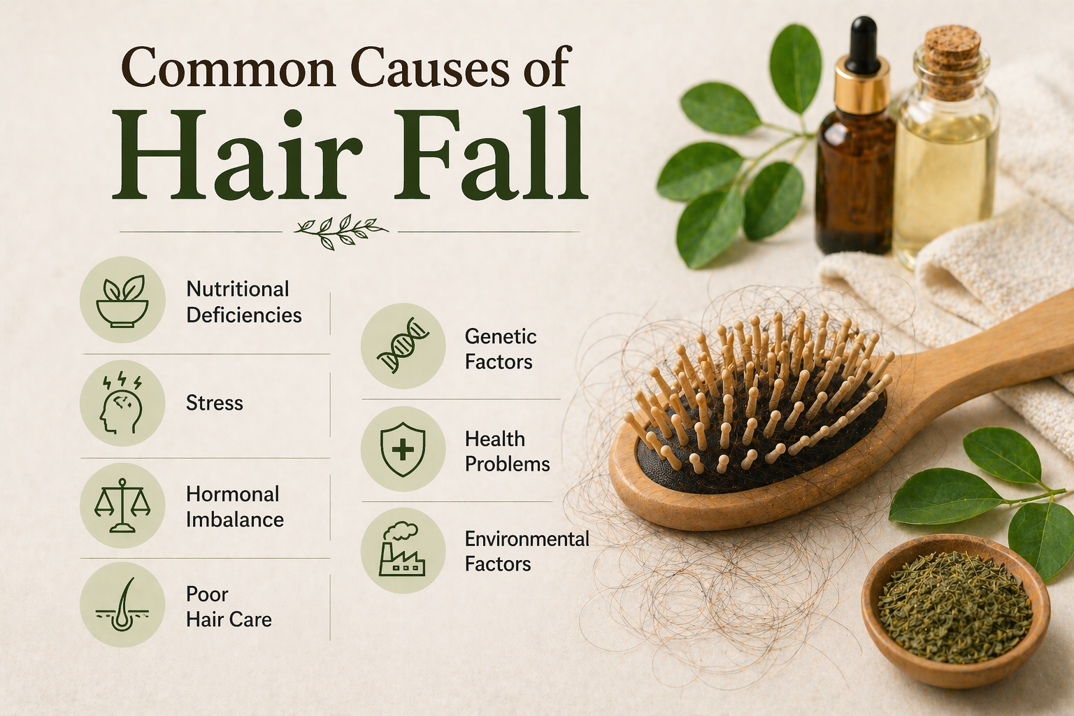 Common Causes of Hair Fall