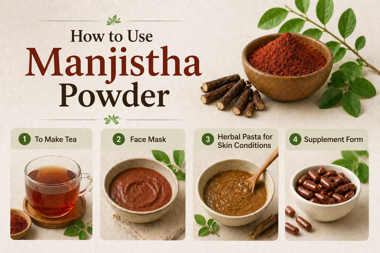 How to Use Manjistha Powder