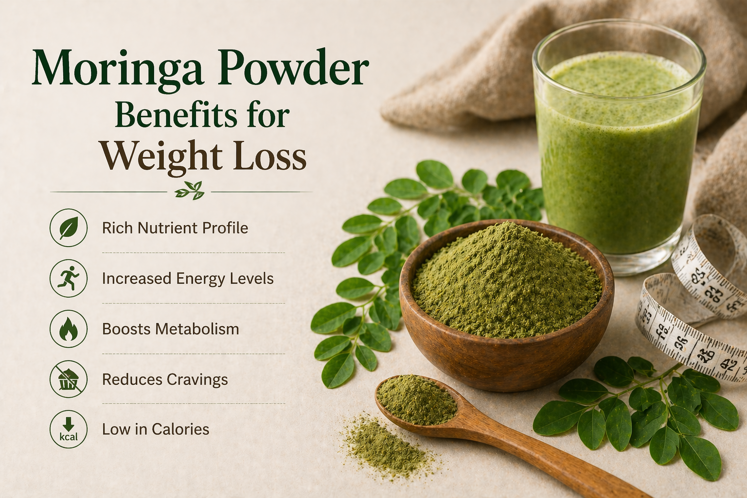 5 Moringa Powder Benefits for Weight Loss
