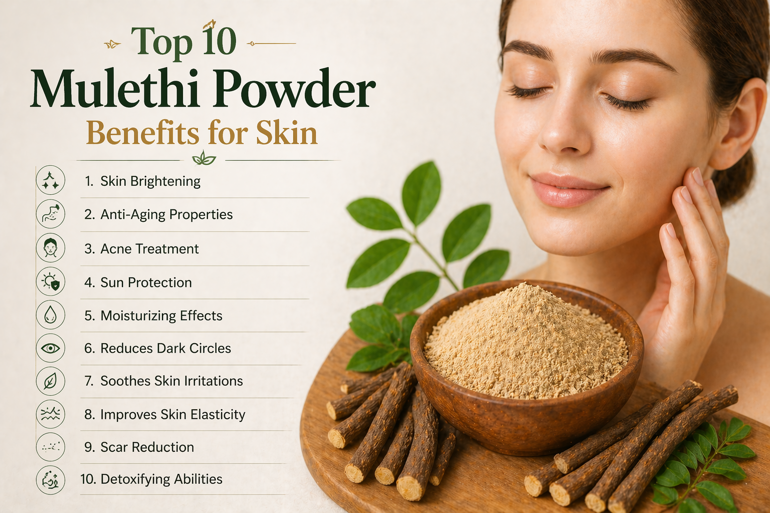 Top 10 Mulethi Powder Benefits for Skin