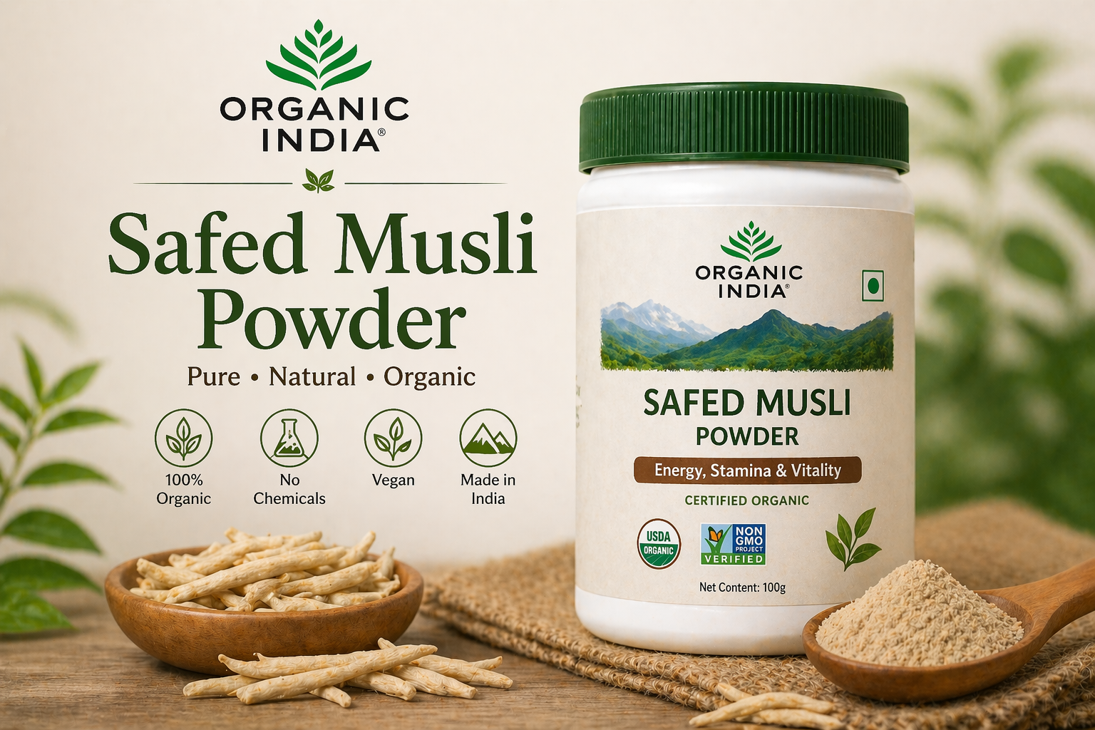 Organic India Safed Musli Powder