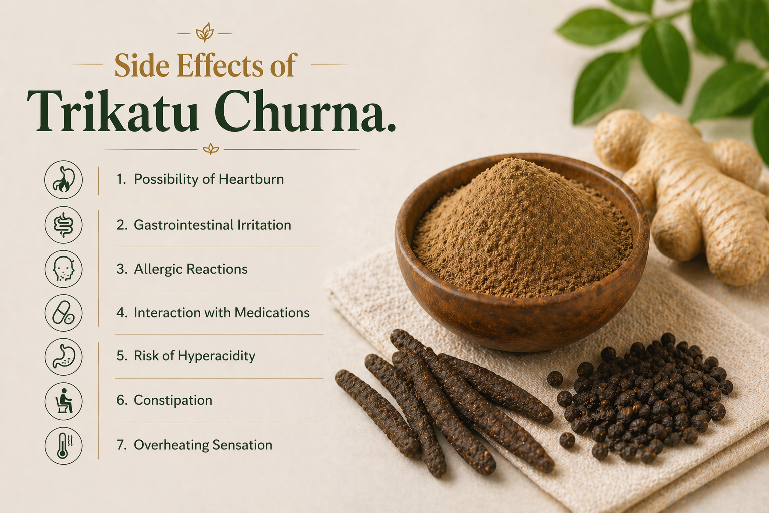 Side Effects of Trikatu Churna