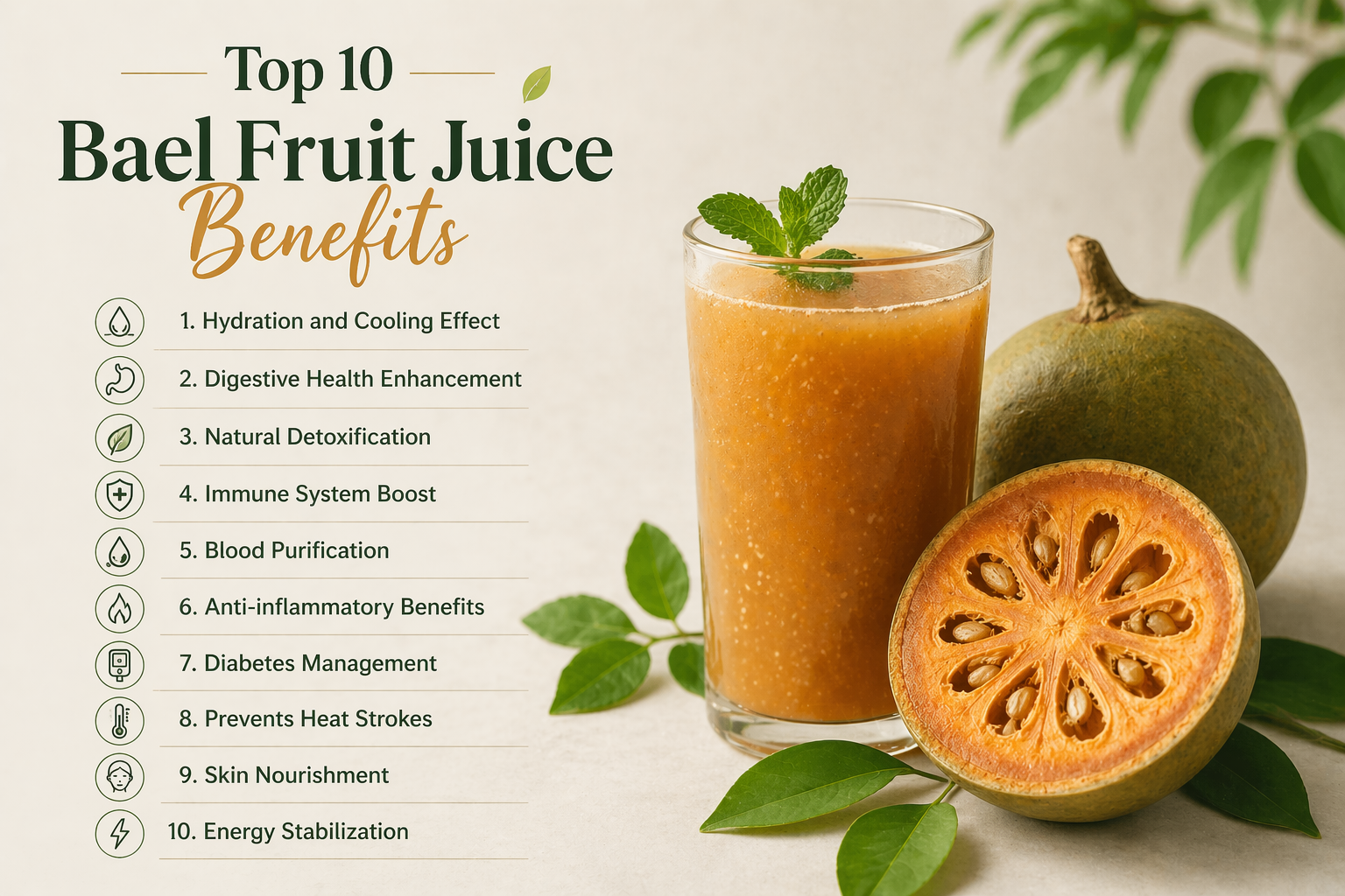 Top 10 Bael Fruit Juice Benefits