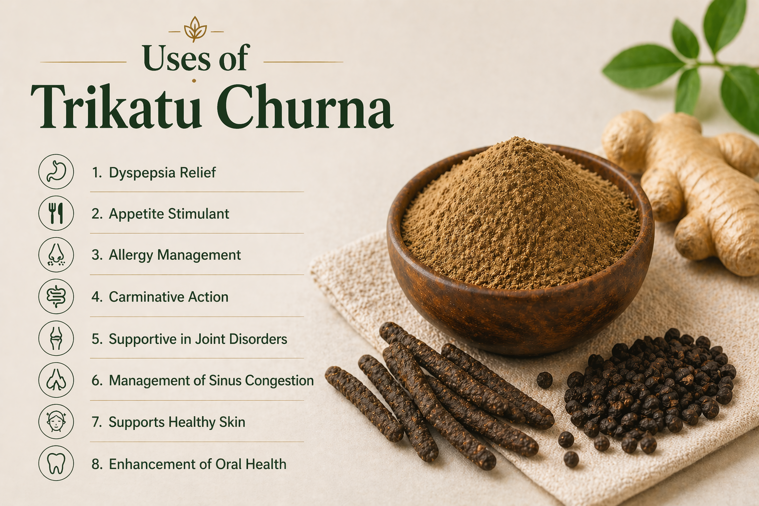 Uses of Trikatu Churna