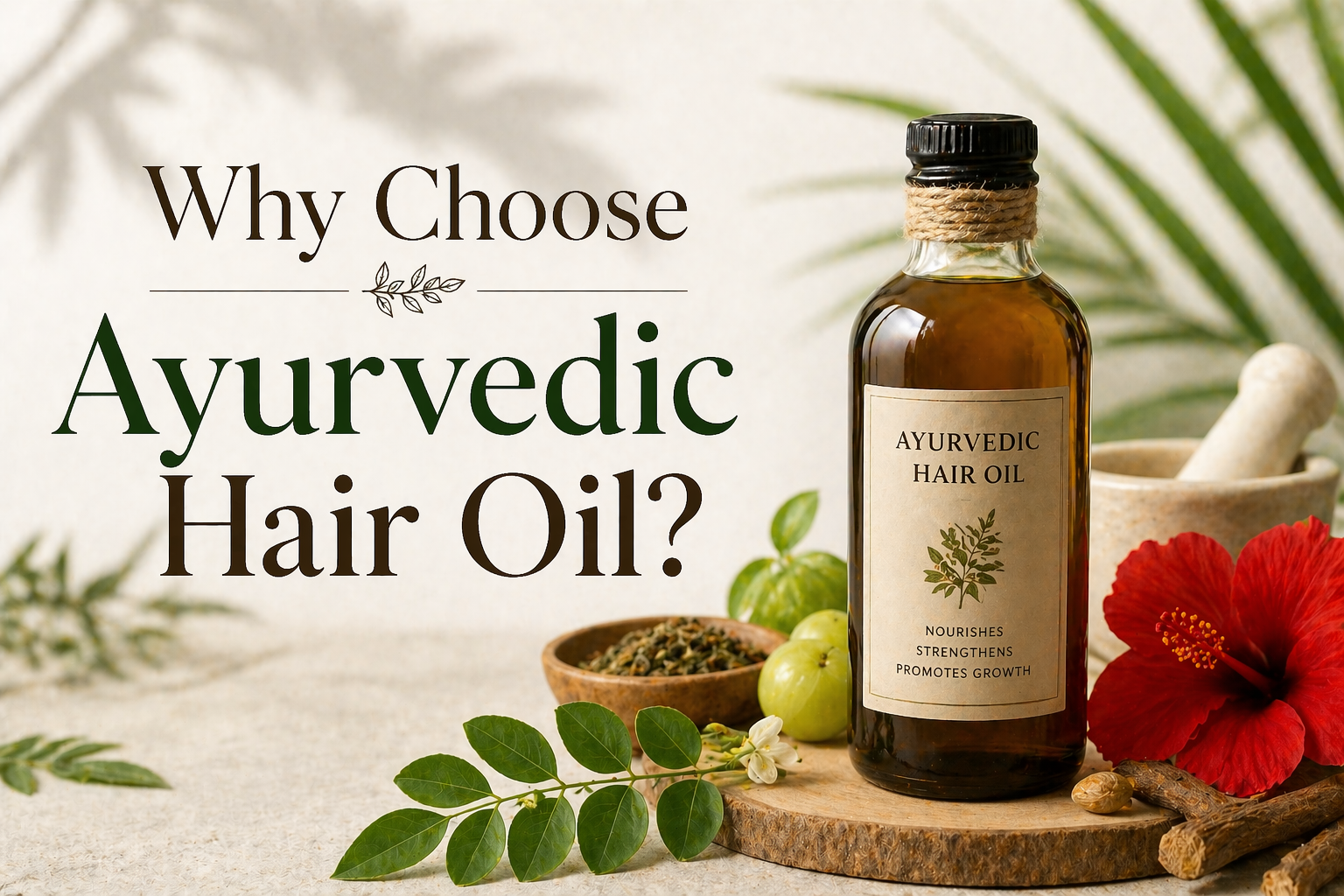 Why Choose Ayurvedic Hair Oil?