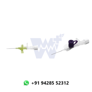 Pluski with Wings and Injection Port IV Cannula