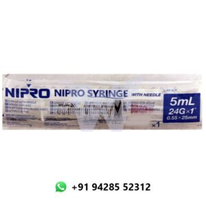 Nipro Syringe with Needle (Gamma Sterilized & Disposable)