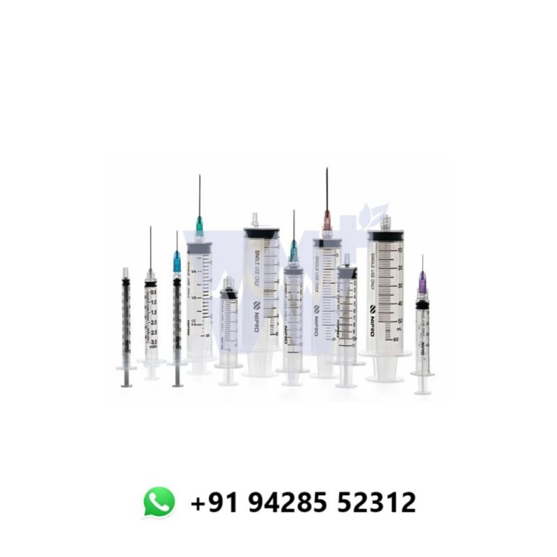 Nipro Syringe with Needle (Sterile & Disposable)