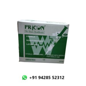 Pricon Disposable Syringe with Needle