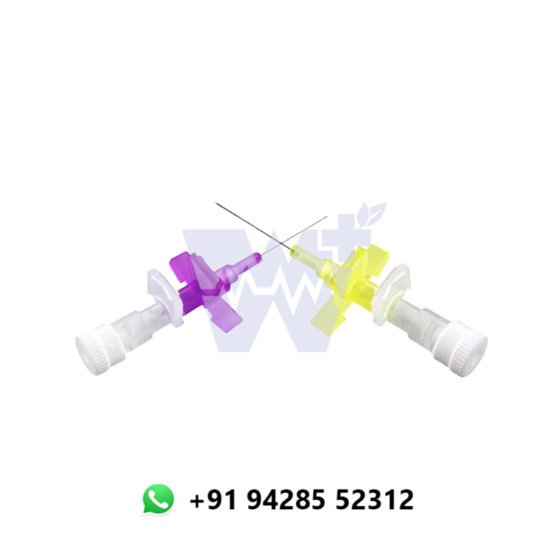 White Plus I.V. Cannula With Small Wings and Without Port