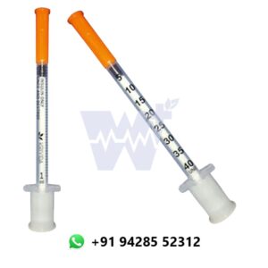 Krivida MeFine U40 Insulin Syringe 0.5ml
