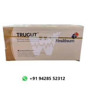 Healthium Trugut Chromic Suture 0-0