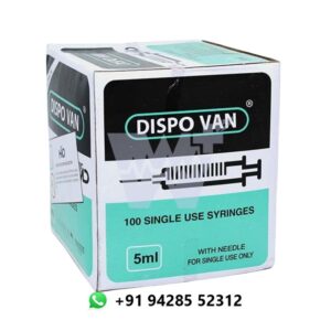 HMD Dispo Van 5ml Syringe with Needle (Sterile & Disposable)