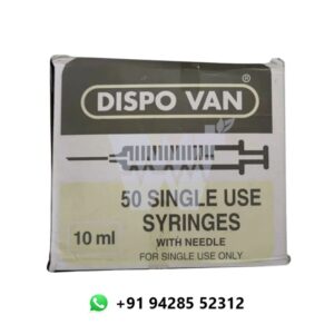 HMD DispoVan 10ml Syringe with Needle (Sterile & Disposable)
