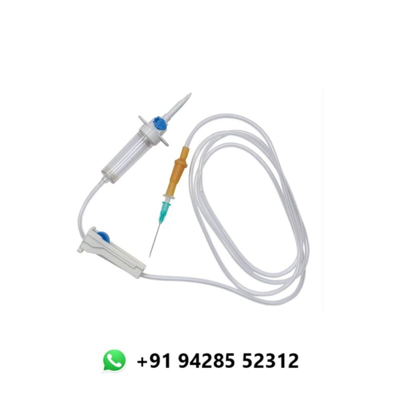 White Plus I.V. Set Vented with Latex Tube - Readyset-Iv Eco