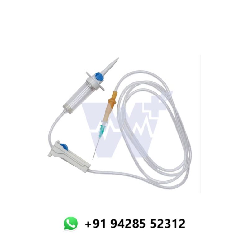 White Plus I.V. Set Vented with Latex Bulb - Readyset-Iv Premium