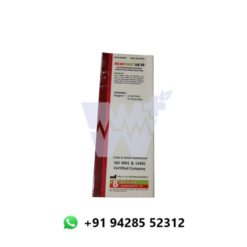 Beacon Beaconic US 10 Urine Strip 10 Parameter