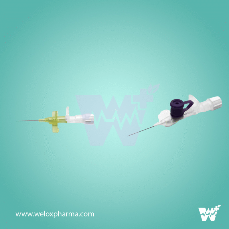Pluski with Wings and Injection Port IV Cannula - Image 3
