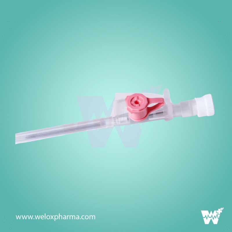White Plus I.V. Cannula With Wings and With Port - Image 2