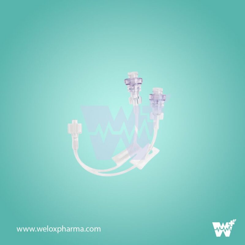 BD Q-Syte Connector - Macro Bore Bi-Extension Set - Image 2