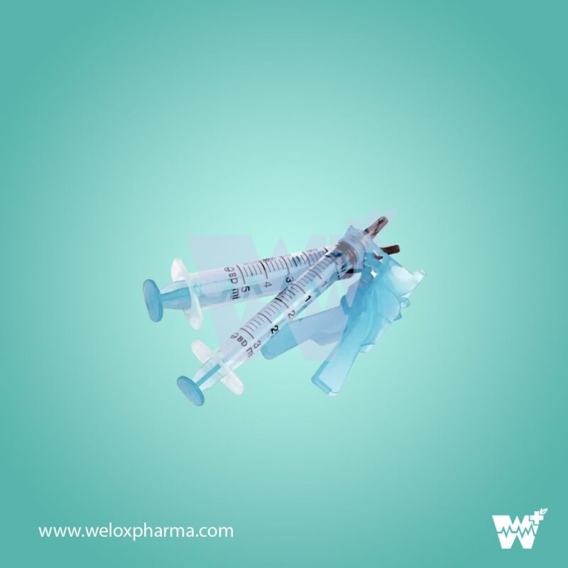 BD Solomed 5ml Syringe with Needle - Image 2