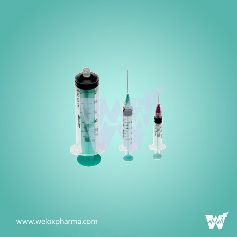 Romsons Injecta 10ml Luer Lock Syringe with Needle - Image 2