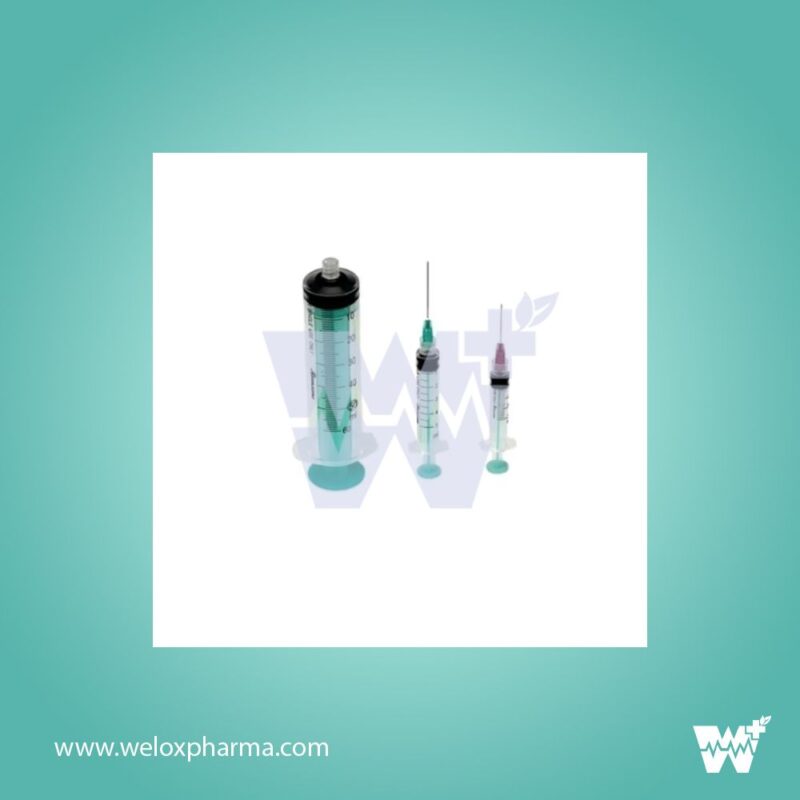 Romsons Injecta 5ml Luer Lock Syringe with Needle - Image 2