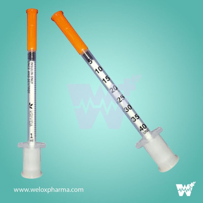 Krivida MeFine U40 Insulin Syringe 1ml - Image 2