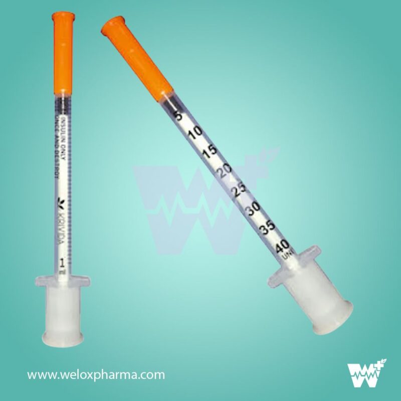 Krivida MeFine U40 Insulin Syringe 0.5ml - Image 2