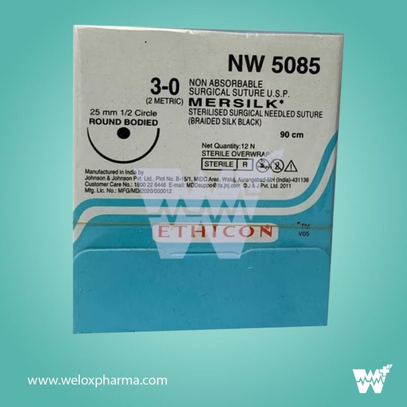 Ethicon Mersilk Suture - USP 3-0 - Image 2