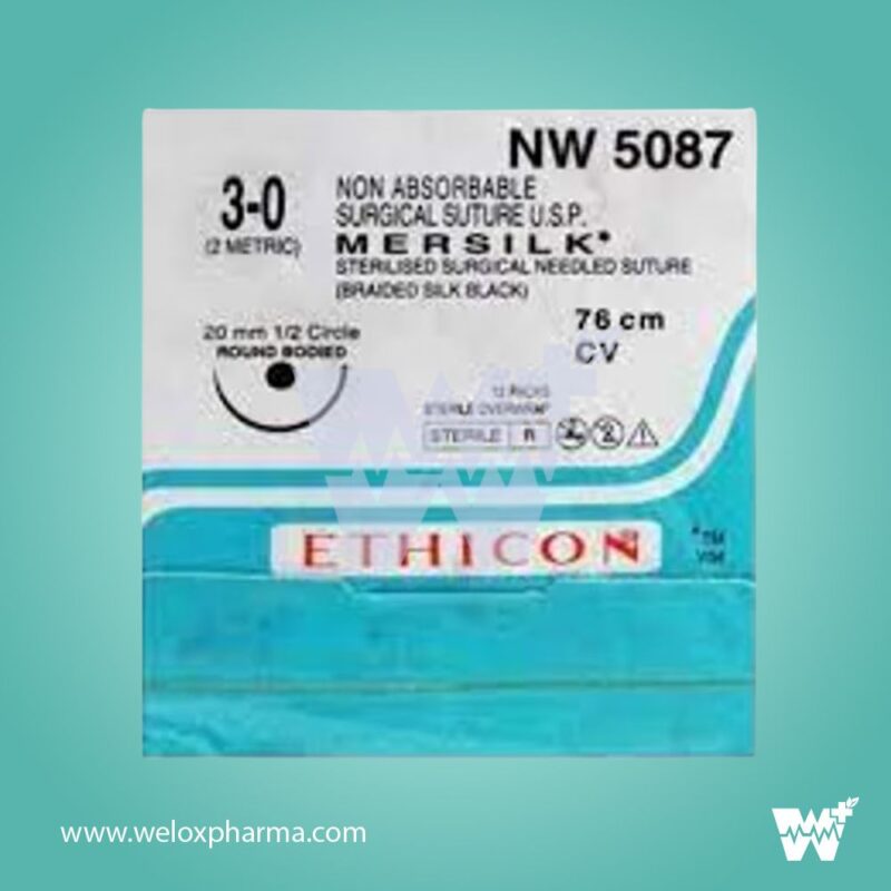 Ethicon Mersilk Suture - USP 3-0 NW5087 - Image 2