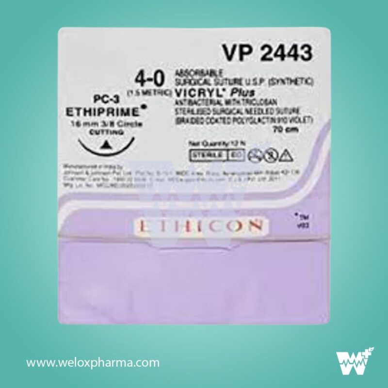 Ethicon Vicryl Plus Suture - USP 4-0 VP2443 - Image 2