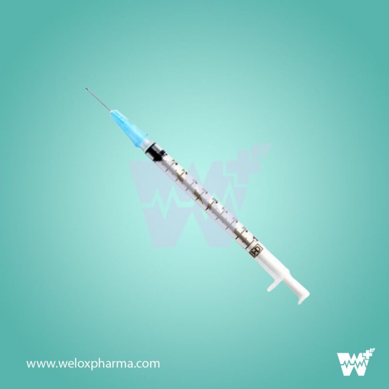 BD Tuberculin Luer Slip Syringe with Needle - Image 2