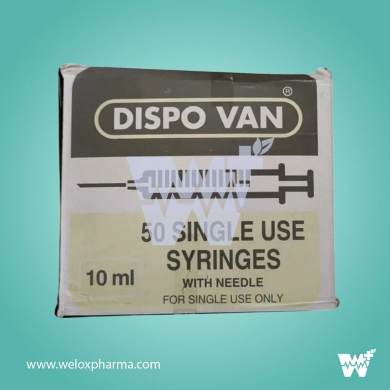 HMD DispoVan 10ml Syringe with Needle (Sterile & Disposable) - Image 2