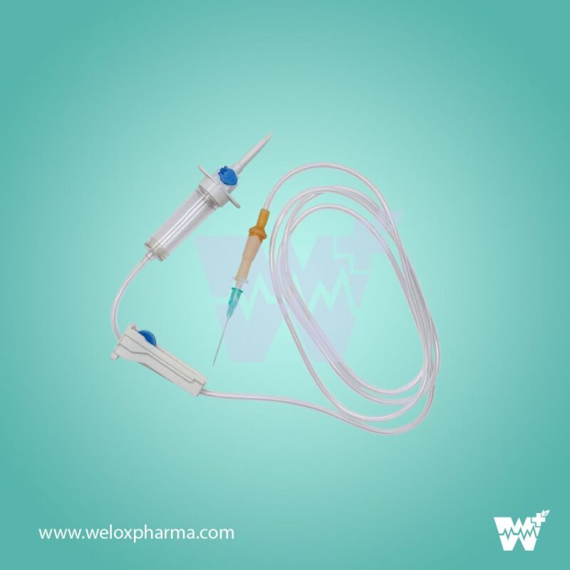 White Plus I.V. Set Vented with Latex Bulb - Readyset-Iv Premium - Image 2