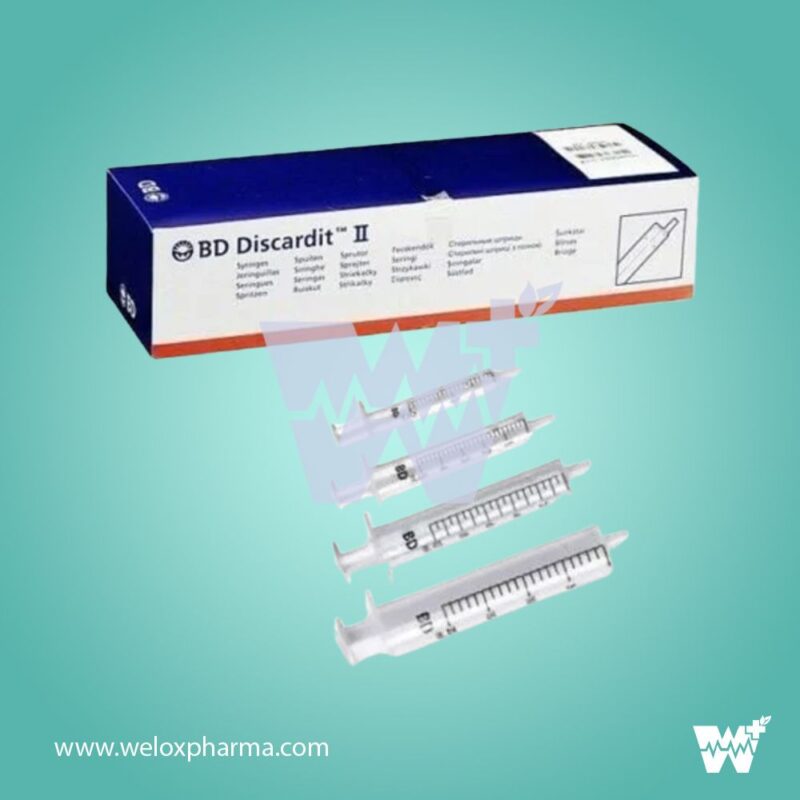 BD Discardit II 2ml Syringe with Needle (Sterile & Latex-Free) - Image 2
