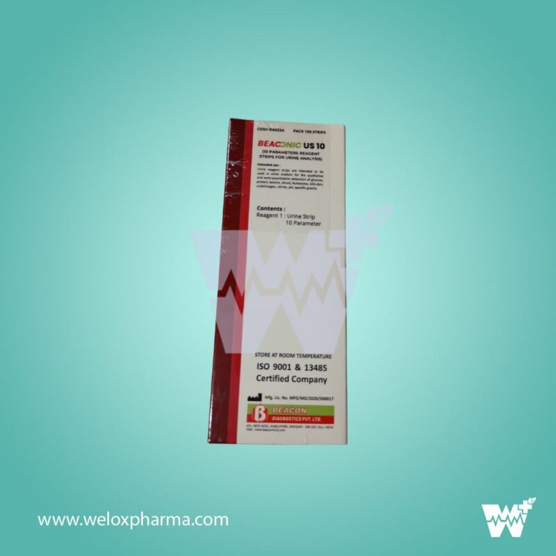 Beacon Beaconic US 10 Urine Strip 10 Parameter - Image 2