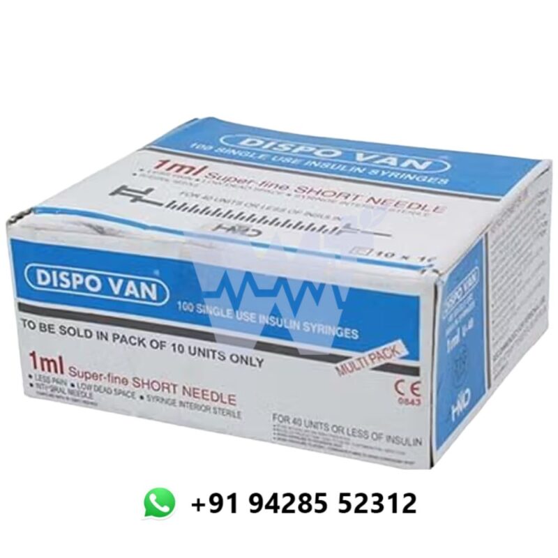 HMD Dispovan 1ml Insulin Syringe - Image 3
