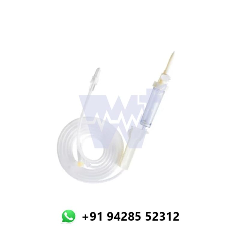 Romsons RMS Infusion Set with Luer Lock IV Set Vented with 21G Needle - Image 3