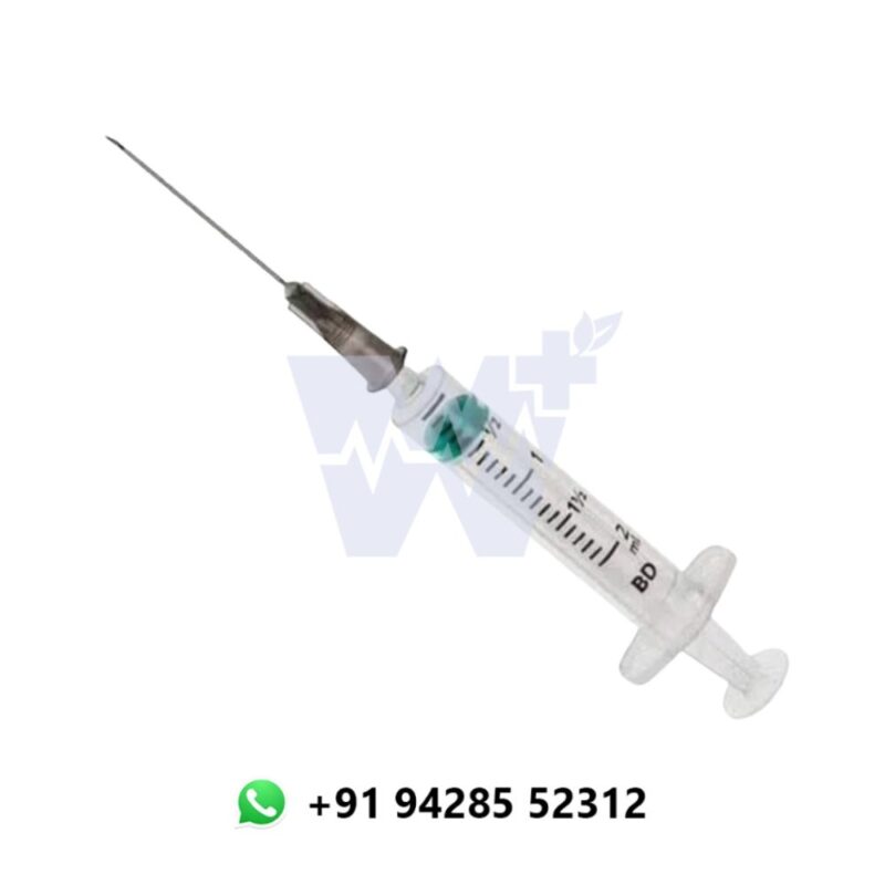 BD Discardit II 2ml Syringe with Needle (Sterile & Latex-Free) - Image 3