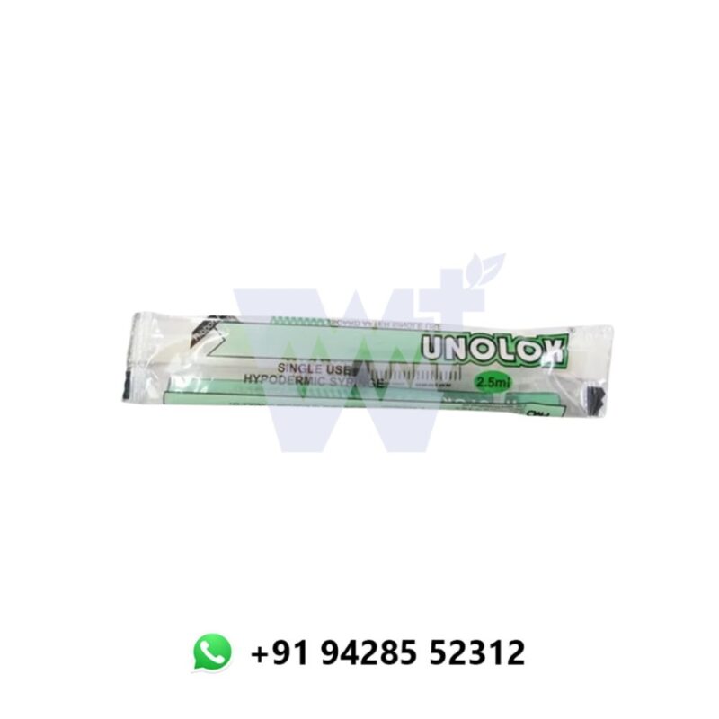 HMD Unolok 2.5ml Syringe with Needle (Sterile & Disposable) - Image 3