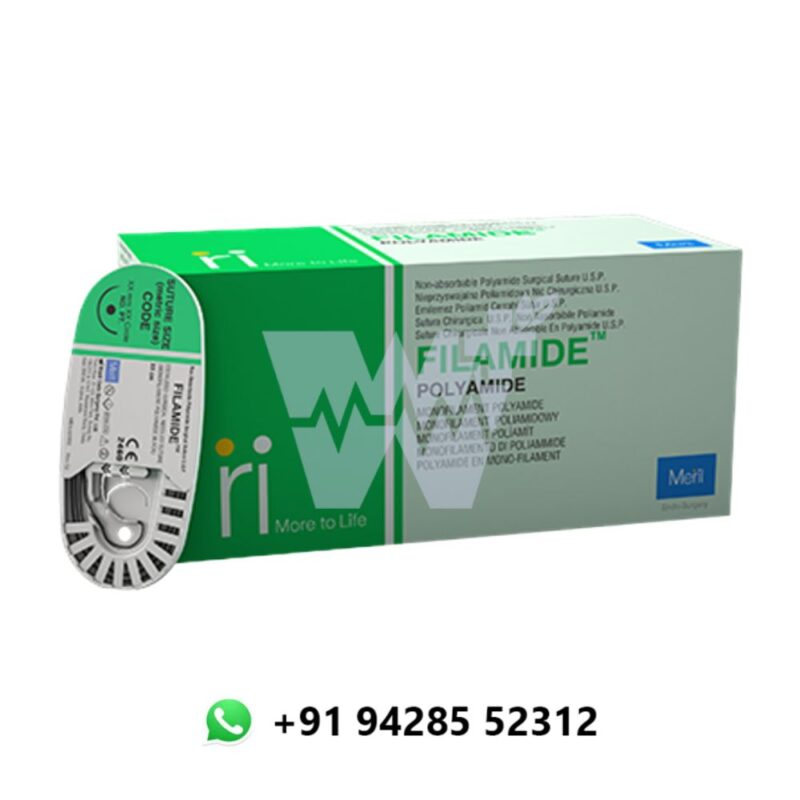 Meril Filamide Black Monofilament Nylon Suture - Image 3