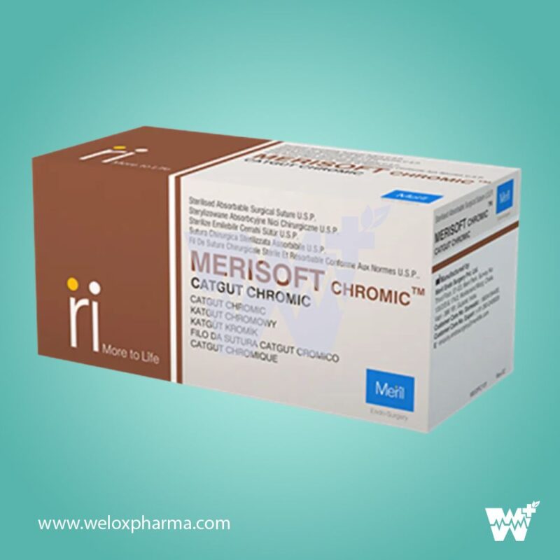 Meril Merisoft Chromic Catgut Suture 2-0 - Image 2