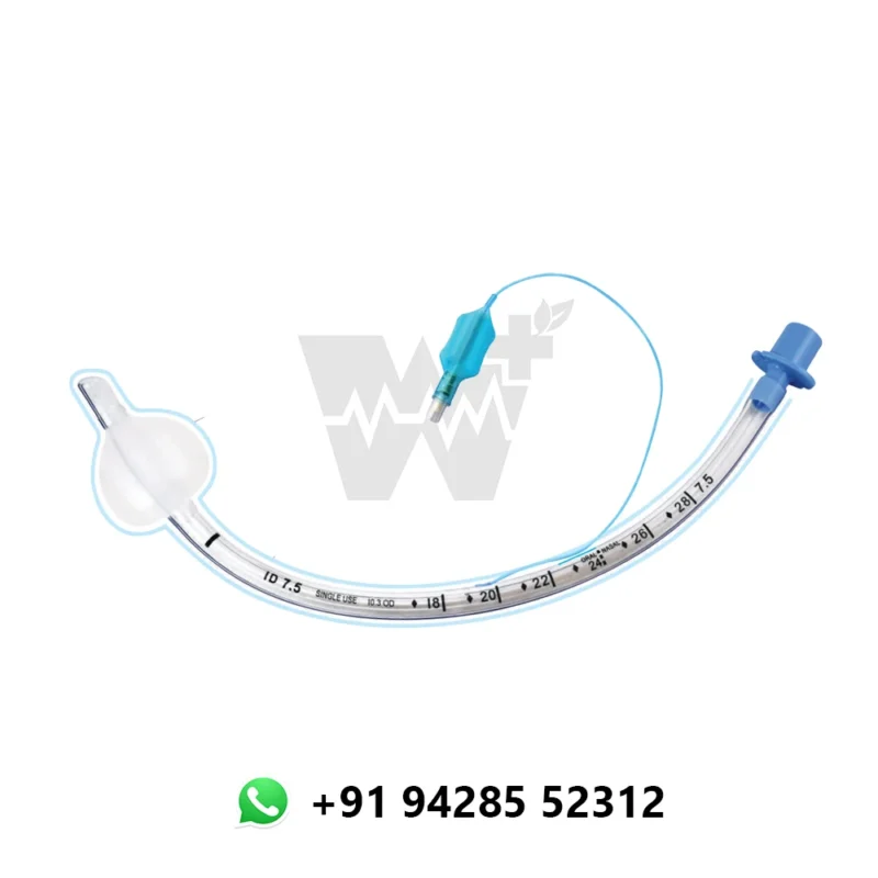 Silicon Elastomer Coated Endotracheal Tube - Cuffed & Plain