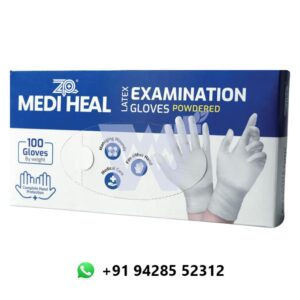 ZP Mediheal Latex Powdered Examination Gloves
